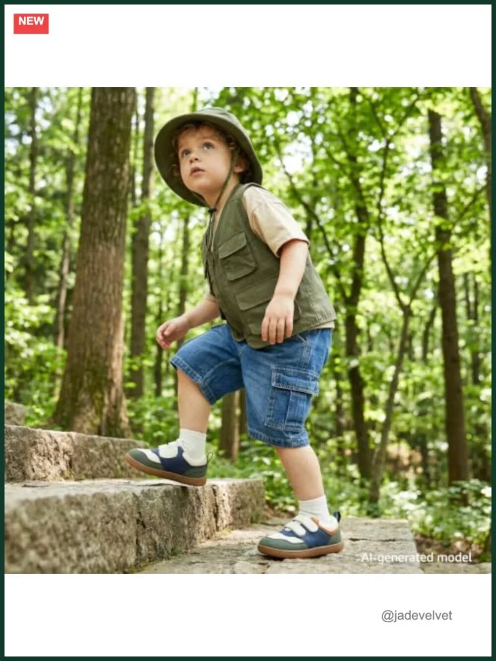 Toddler Barefoot Wide Walking Sneakers, Zero Drop, Hook and Loop, Non-slip TPR